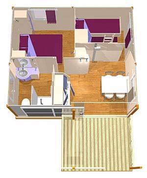 Chalet 4 personnes (2)